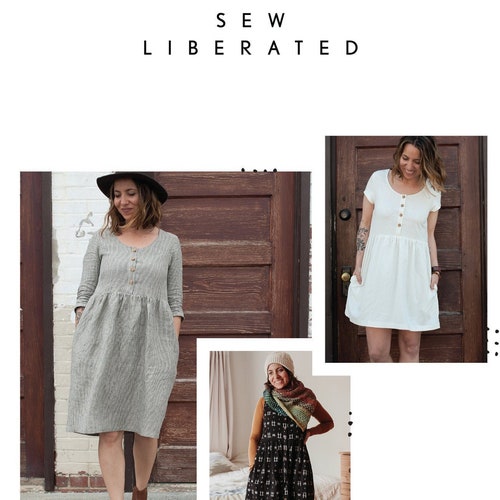 CECILY DRESS Sewing Pattern Etsy UK