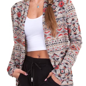 Jalie Paper Sewing Pattern: Hélène Shawl Collar Cardigan 3677 - Children&#39;s Sizes 2-13 and Women&#39;s Sizes UK 6-28