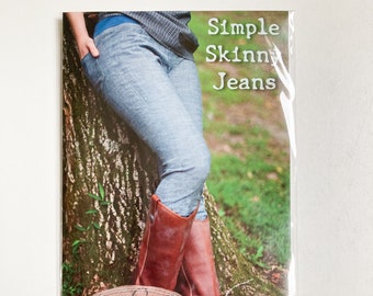 Sew Liberated Paper Sewing Pattern: Simple Skinny Jeans