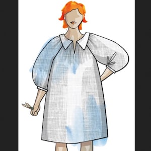 Sew Different Paper Sewing Pattern: Riley Smock UK Sizes 8 - 28
