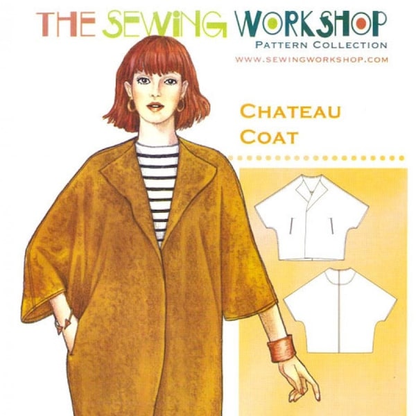 The Sewing Workshop Papier Schnittmuster: Chateau Mantel