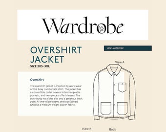 Wardrobe by Me Paper Pattern: Overshirt Jacket