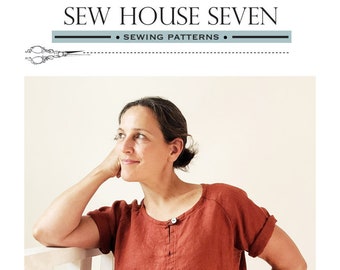 Sew House Seven Papierschnittmuster: The Remy Raglan UK Größen 4-38