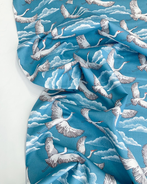 Light Clouds - Baltic Woodland - Maria Galybina - Cloud 9 Fabrics - Poplin Light Clouds - Baltic Woodland - Maria Galybina - Cloud 9 Fabrics - Poplin