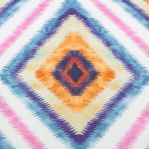 Liberty Fabrics Sycamore Leinenstoff mit &#39;Geo Jewel&#39; Print
