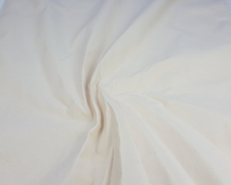Organic Cotton Canvas Fabric Undyed & Unfinished Etsy UK