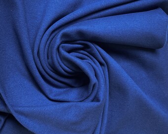 Cotton Jersey Tubular Ribbing or Cuffing in Dark Blue