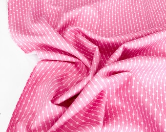 Pulsera de franela de algodón "Jelly Bracelet" en color rosa pétalo de Moda Fabrics.