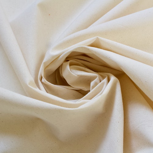 Organic Cotton Muslin Fabric Undyed & Unfinished Etsy UK