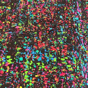 Cotton Jersey Dressmaking Fabric with 'Pixel' Print