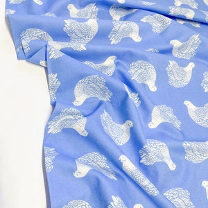 Ruby Star Society &#39;Backyard&#39; Quilting Cotton &#39;Chicken&#39; in Dusk