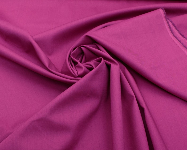 Liberty Fabrics Plain Tana Lawn™ in 'Fuchsia' image 1