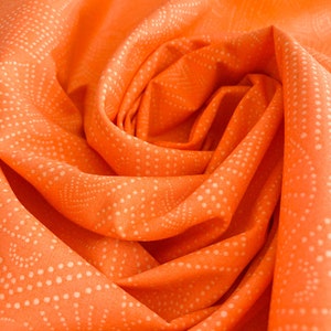 Art Gallery Fabric &#39;Flight Path&#39; Premium Cotton: &#39;Your Path&#39; in Coral
