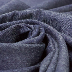 Dark Blue Cotton Chambray Fabric