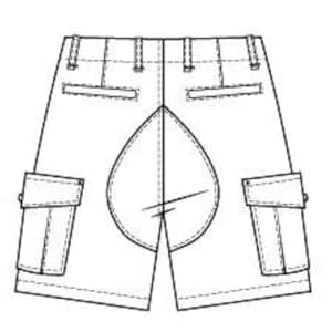 Wardrobe by Me Paper Pattern: Cargo Shorts - Etsy