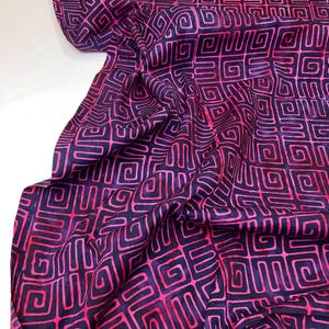 Moda Fabrics &#39;Berrylicious Batiks&#39; in &#39;Plum&#39;