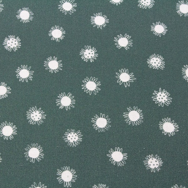 Cloud 9 Organic Quilting Cotton 'Daisy Dots' from Bloom Together by Meenal Patel