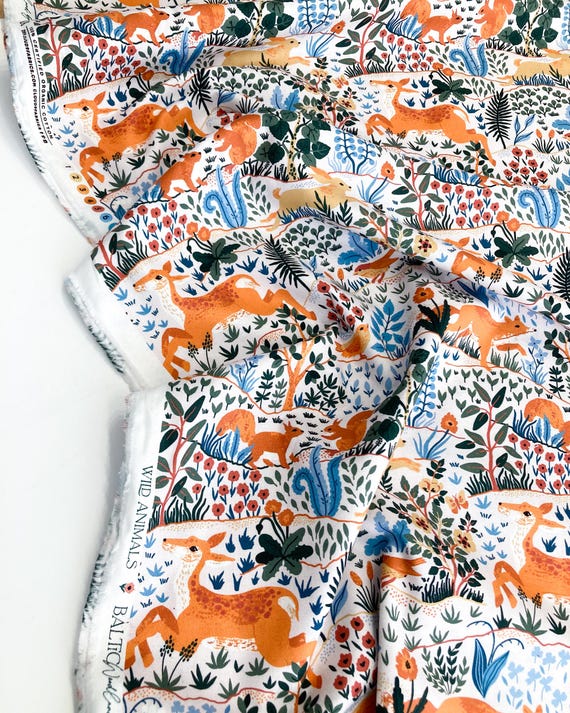 Light Clouds - Baltic Woodland - Maria Galybina - Cloud 9 Fabrics - Poplin Light Clouds - Baltic Woodland - Maria Galybina - Cloud 9 Fabrics - Poplin