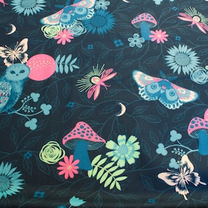 40cm Piece Ruby Star Society Quilting Cotton &#39;Twilight&#39; in Dark Teal