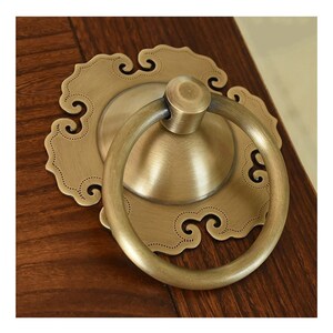 Drop Pull  Dresser Knobs Drawer Knob Pulls Handles Ring Kitchen Cabinet Pulls Knob Handle Metal Antique Bronze Decorative Furniture Hardware