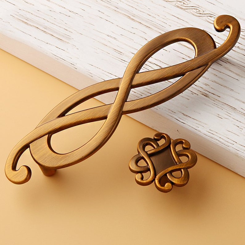 3.75'' Unique Kitchen Cabinet Handles Pulls Knobs - Etsy