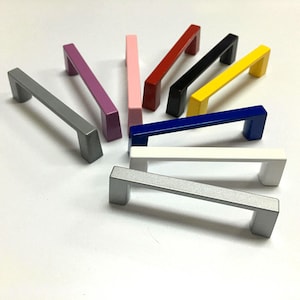 3"Colorful Handles Pulls Drawer Pull Handles Dresser Knobs Pull Kitchen Cabinet Pull Handles Zinc Alloy Door Handles Pull Furniture Hardware