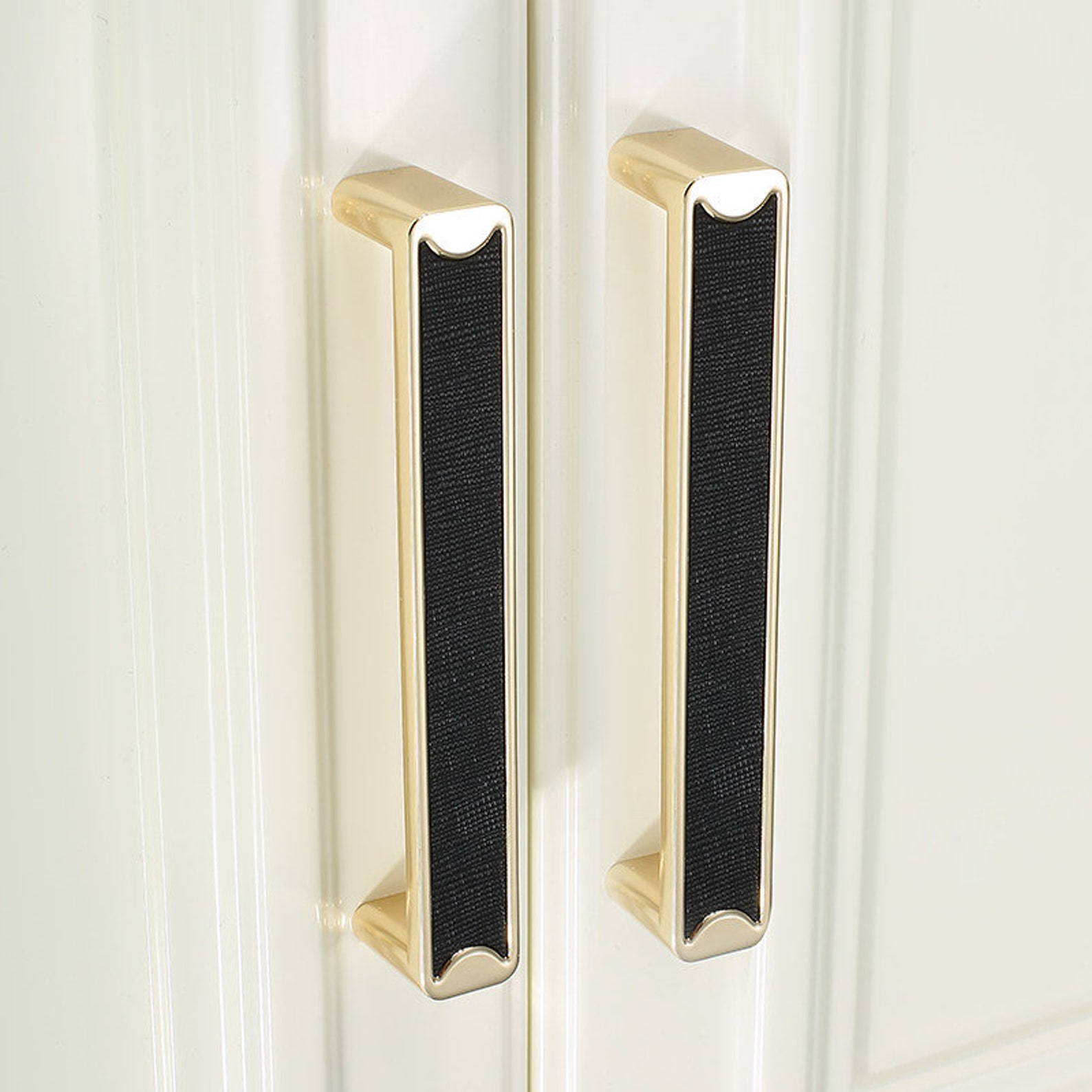 Light Luxury Handle Gold Black Handle Knob Door Handle Etsy UK