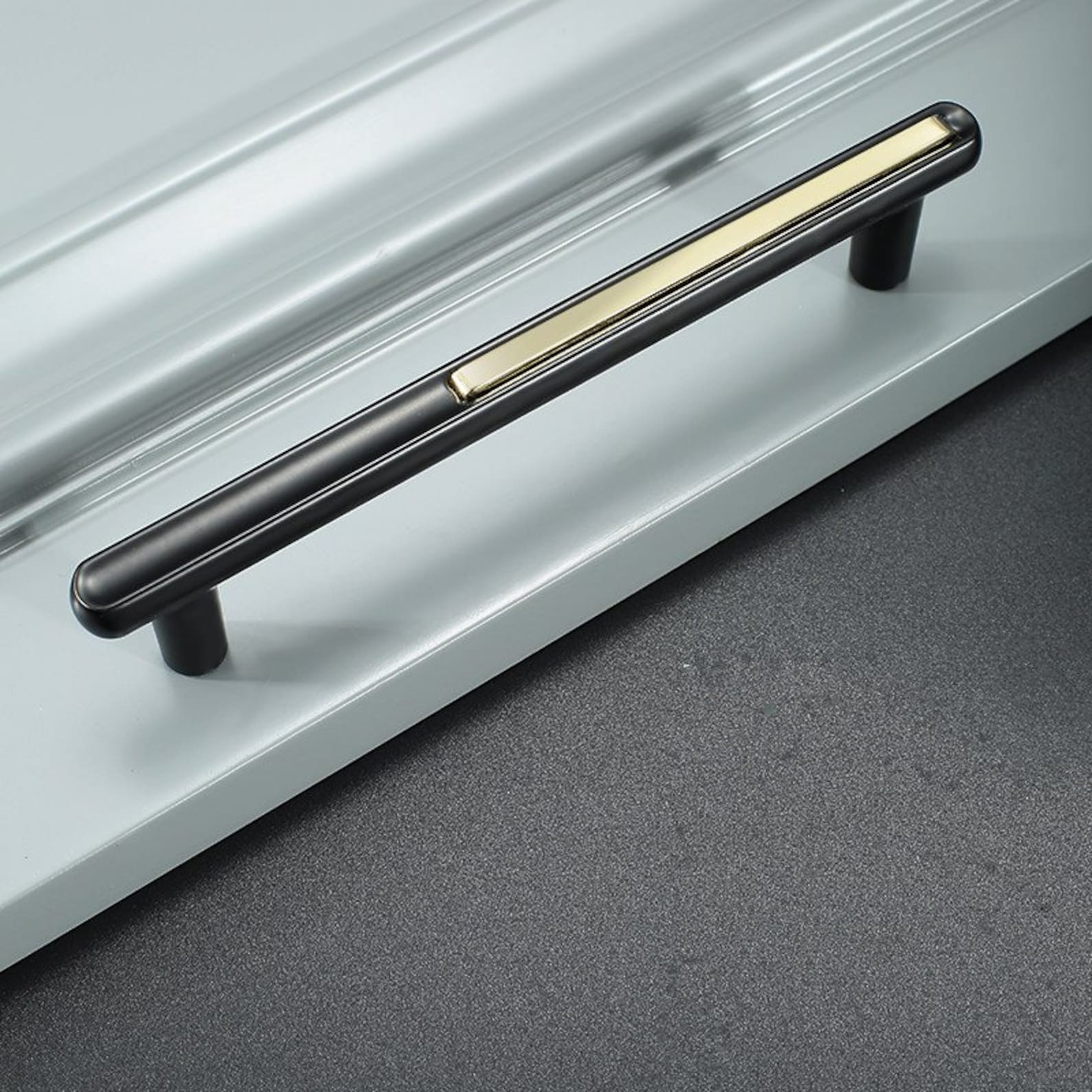 Black Gold Handle Door Handles Exquisite Handles Etsy