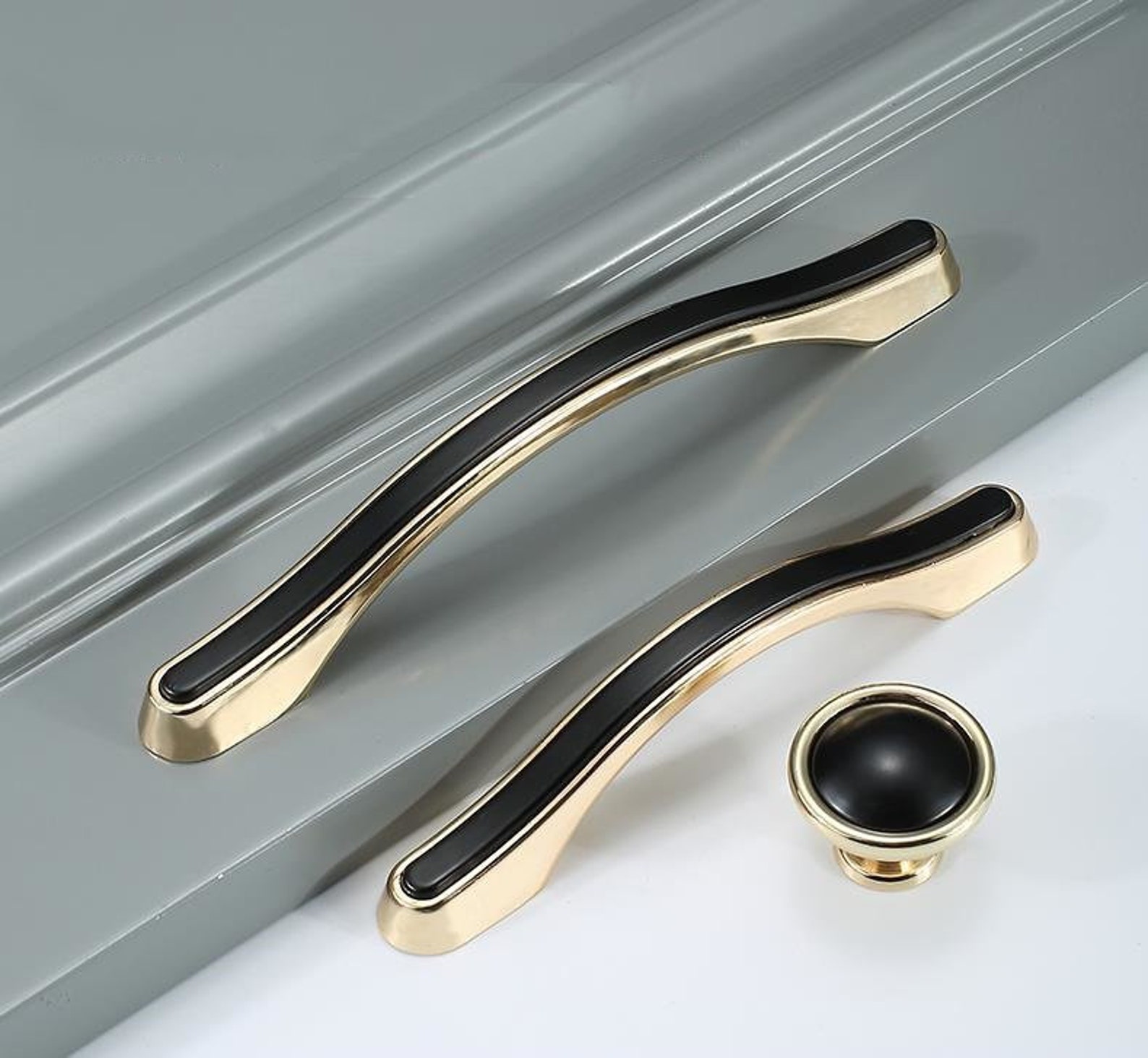 3.785 Schwarzer Schrank Türgriff Licht Luxus | Etsy