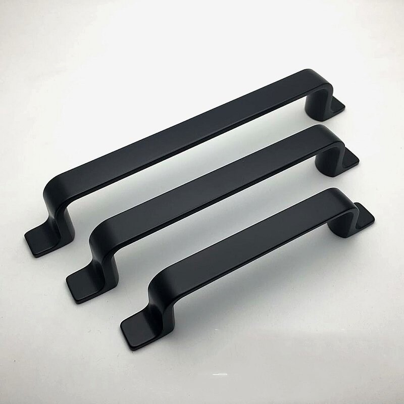 Matte Black Drawer Pulls Etsy