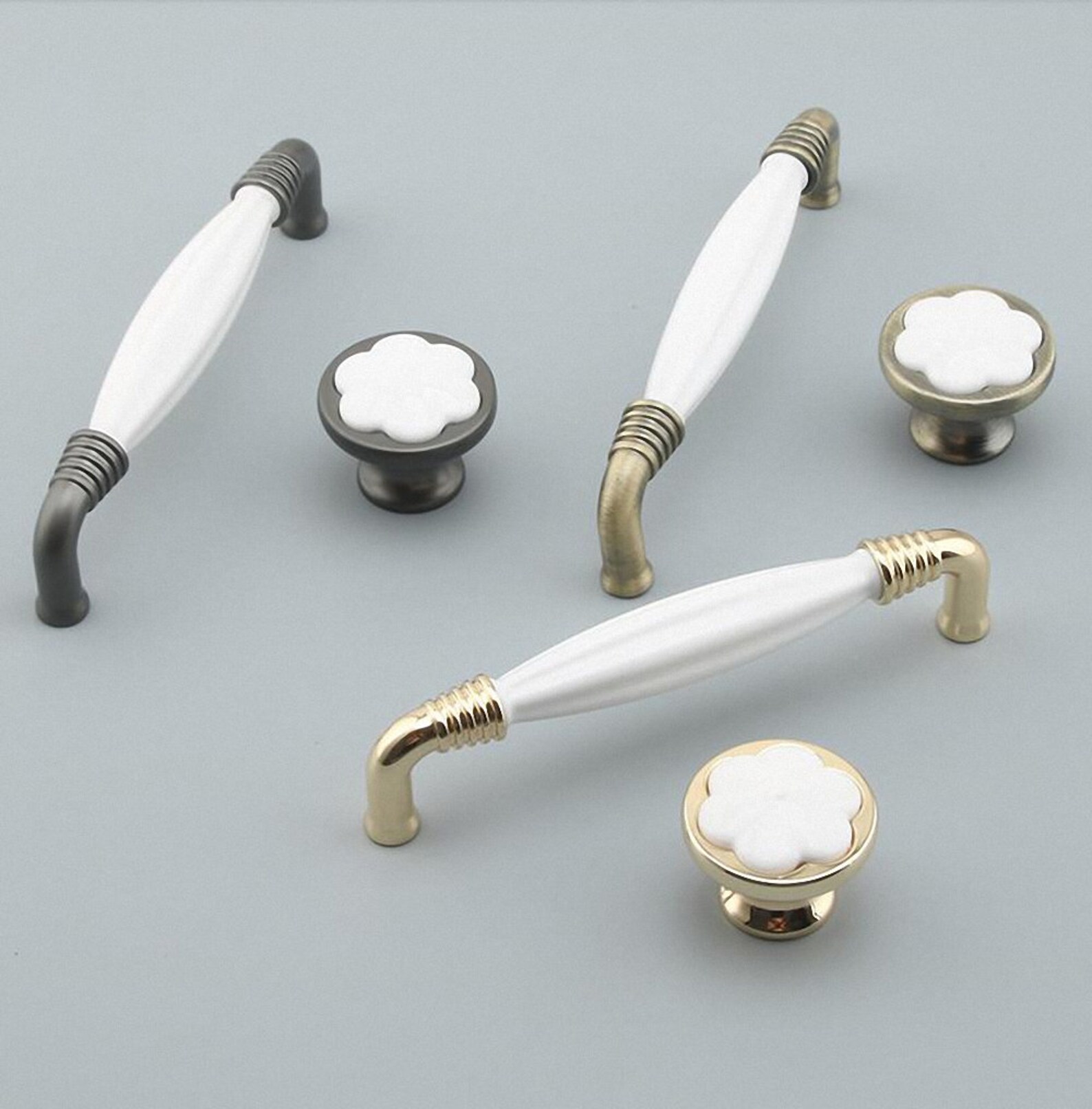 3.785ceramic Handles Knobs Pulls Kitchen Etsy