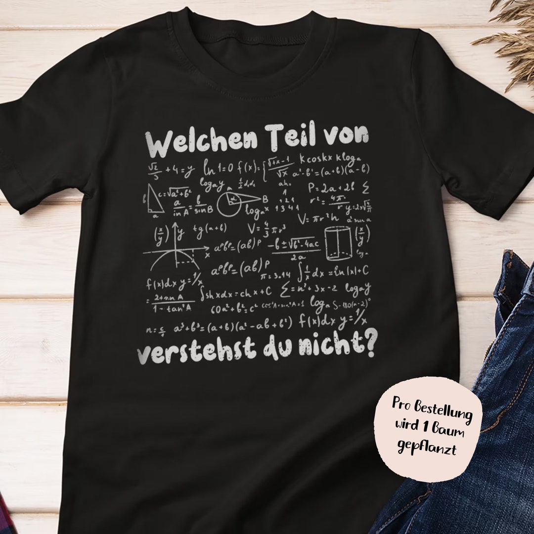 Welchen Teil Von Verstehst Du Nicht Tshirt Physik Etsy