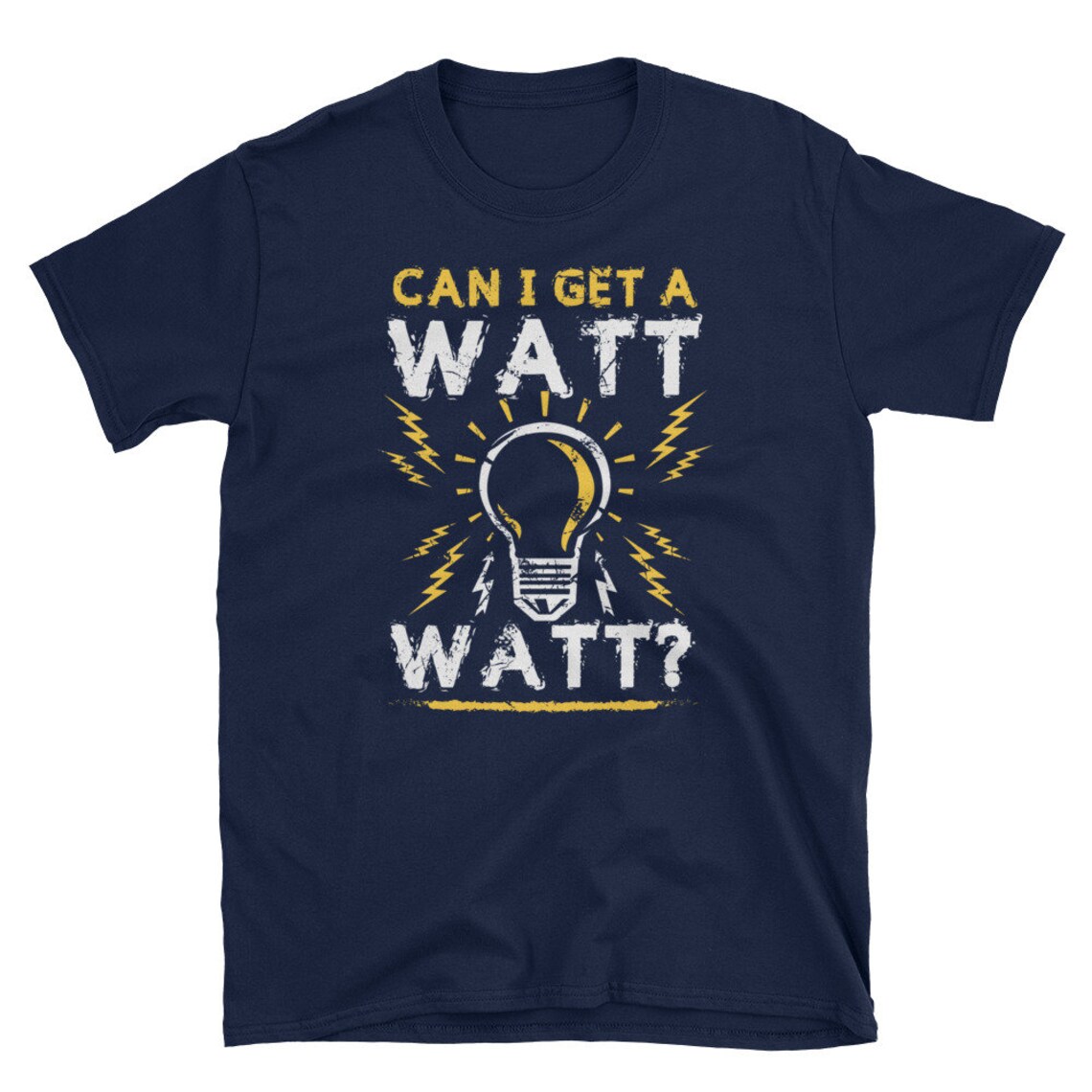 Can I Get A Watt Watt Tshirt. Electrician Shirt Women/men. Etsy