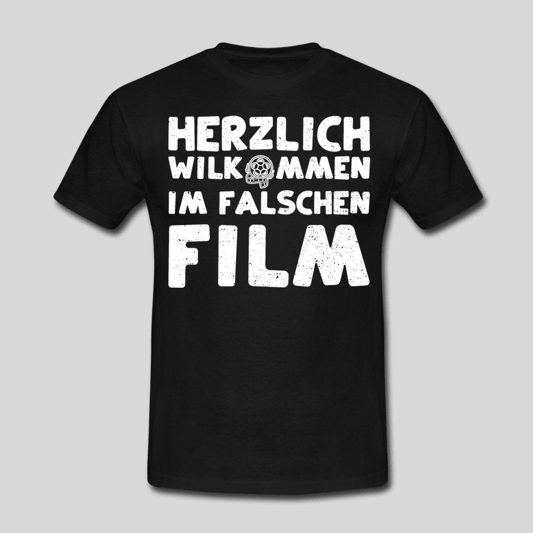 Herzlich Willkommen Im Falschen Film T-Shirt Unisex - .de