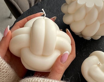 Decorative candle, Clew candle, Soy wax candle, Sculpture candle, Handmade candle, Organic candle, Gift candle, Minimalist candle, Soy wax