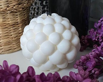 Soy wax candle Bubble candle, Sculpture candle, Decorative candle Bubble, Modern candle Bubble candle, Soy candle gift set, Luxury candles
