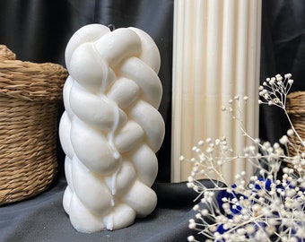 Soy wax candle, Pigtail candle, Home decor candle, Aesthetic candle, Luxury candle, Nature candle, Soy wax, Handmade gift, Woman candle