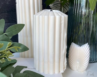 Sculpture candles Column candles, Large candle, Vegan candle, Christmas gift, Natural candle, Gifts for her, Vegan candle, Organic candle