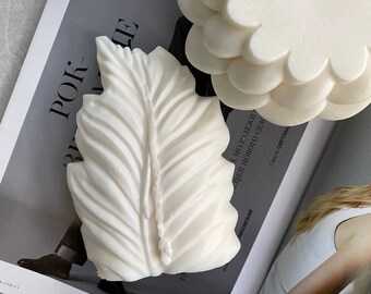 Soy wax candle Fern leaf, Leaf candle, Handmade candle, Luxury candle, Fern candle, Aesthetic candle, New home gift, Gift for her,Soy candle