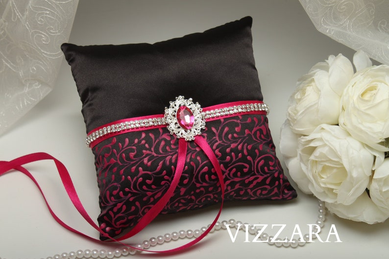 Ring Bearer Pillows Black Weddings Cheap Ring Bearer Pillow Etsy