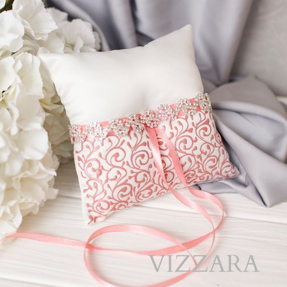 Ring Pillow Wedding Ring Holder Pillow for Ceremony Wedding Etsy