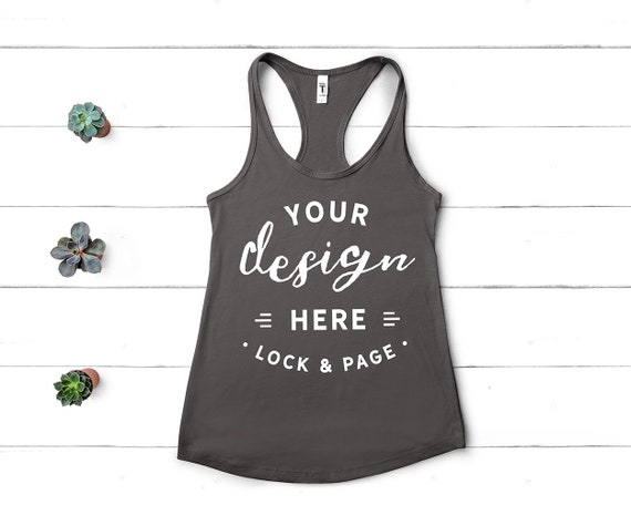 Next Level 1533 Mockup Dark Grey Flat Lay Ladies Next Level 1533 Mockup Dark Grey Flat Lay Ladies