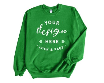 plain green jumper