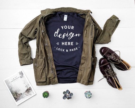 Download Free Gildan Navy Dark Blue Unisex T-Shirt Mockup Flat Lay (PSD) - Poster Mockup PSD Templates to ...