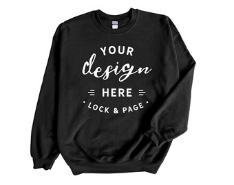 Dark Heather Gildan 18000 Unisex Sweatshirt Mockup Jumper Flat Lay On Plain White Background No Props Art Collectibles Color Trustalchemy Com
