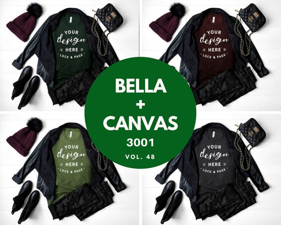 Fall T-Shirt Mockup Bundle Bella Canvas 3001 T-Shirt Fall T-Shirt Mockup Bundle Bella Canvas 3001 T-Shirt