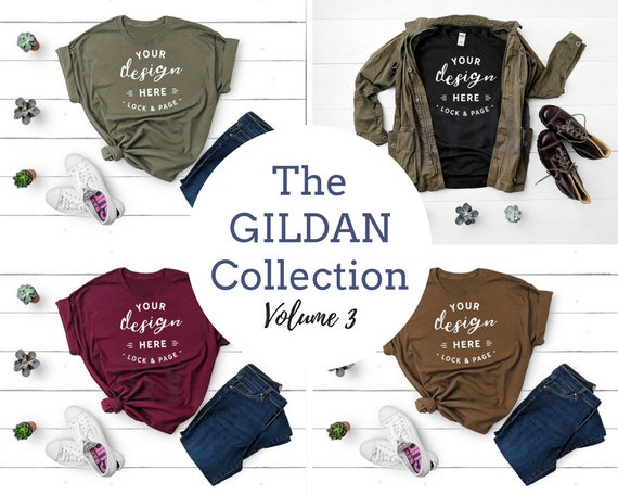 gildan mockup bundle free