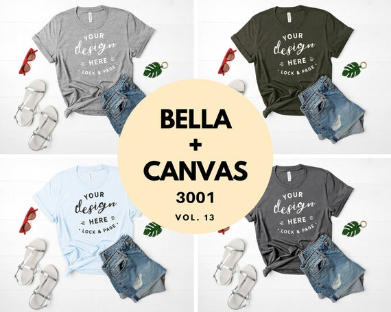 Download Free T Shirt Mockup Bundle Bella Canvas 3001 T Shirt Bundle Asphalt Psd Free Product Mockup Generator Best Free Psd Mockup Templlate Anom Creative Design