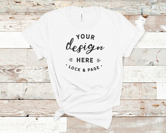 White Bella Canvas 3001 T-Shirt Mockup Plain Beach House White Bella Canvas 3001 T-Shirt Mockup Plain Beach House
