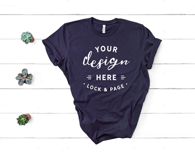 Download TShirt Mockup Bundle Bella Canvas 3001 Mens T-Shirt Flat ...